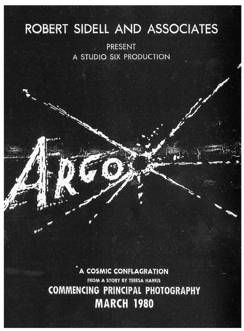 Poster announcing the commencement of principal photography for Argo. (CIA.gov)