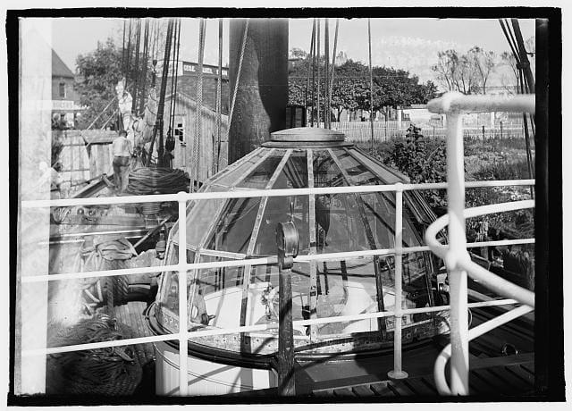 “Carnegie Magnetic Ship, Observation Tower.” (Prints and Photographs Division, Library of Congress)