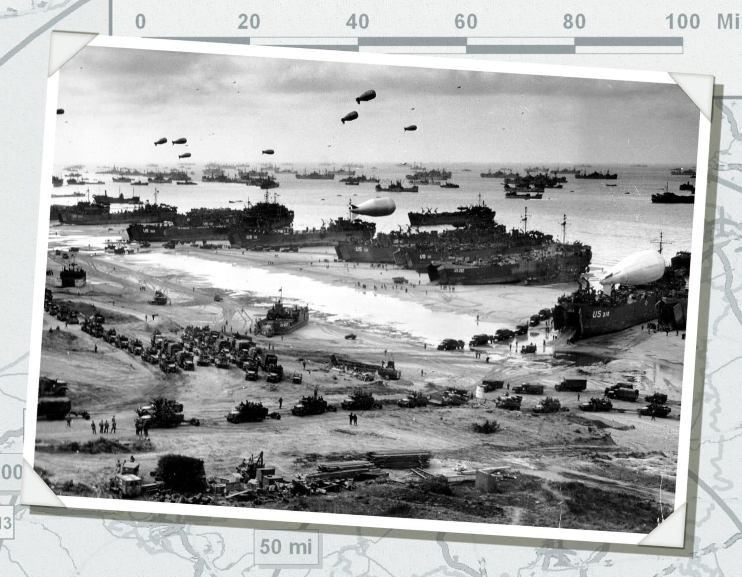 Normandy Invasion, June 1944. NARA 342-FH-3A17185-71287AC.