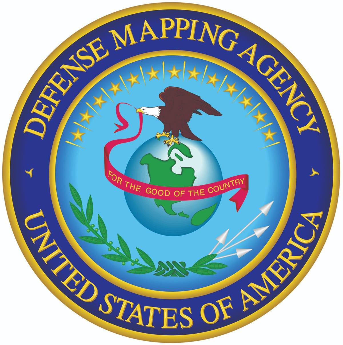 The Seal of the Defense Mapping Agency. Copyright NGA Historic Research Center