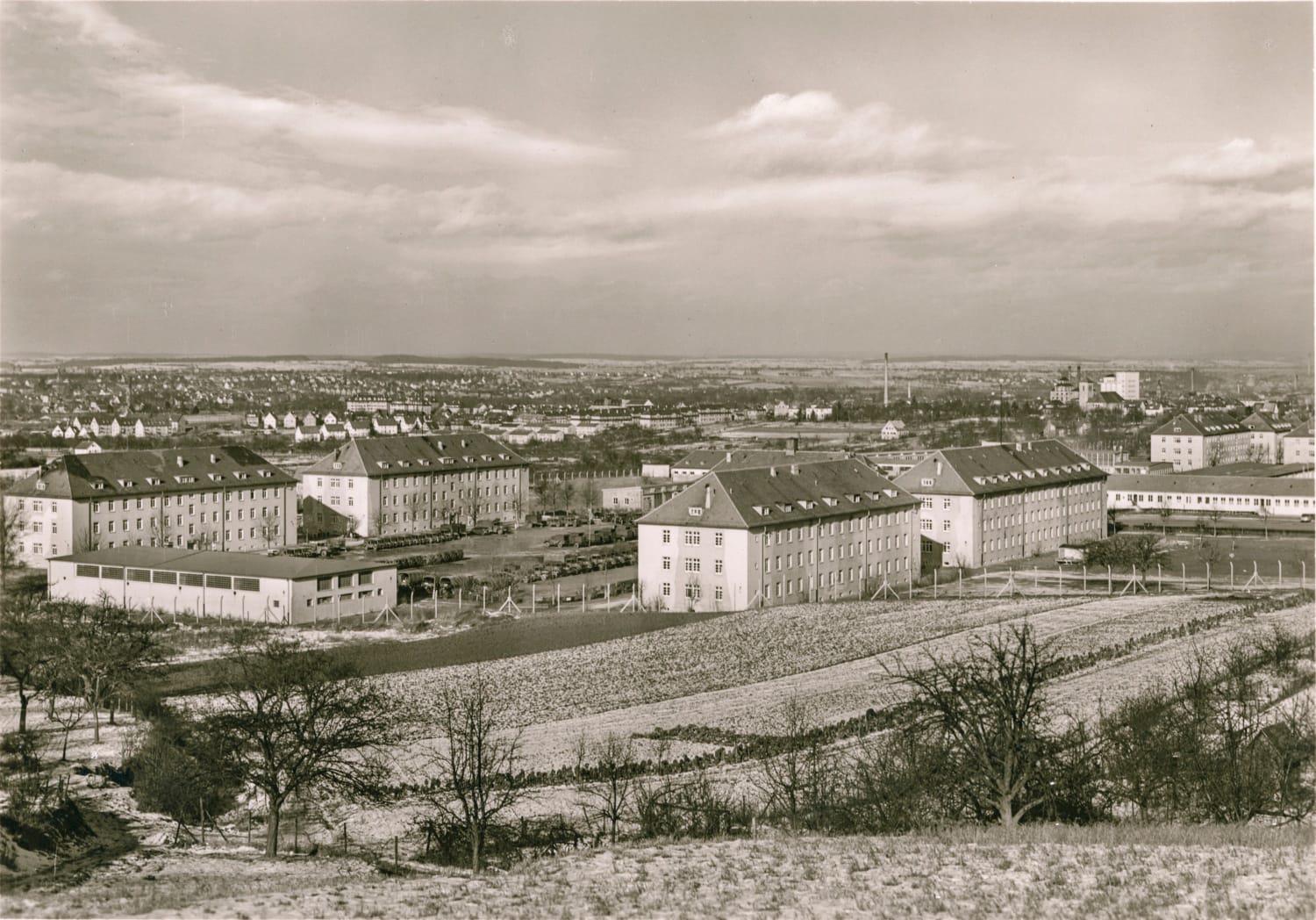 The Displaced Persons camp in Heilbronn, Germany, where Thaddeus Vincenty lived following the end of World War II before moving to the United States. (Photo courtesy of the Heilbronn City Archives.)