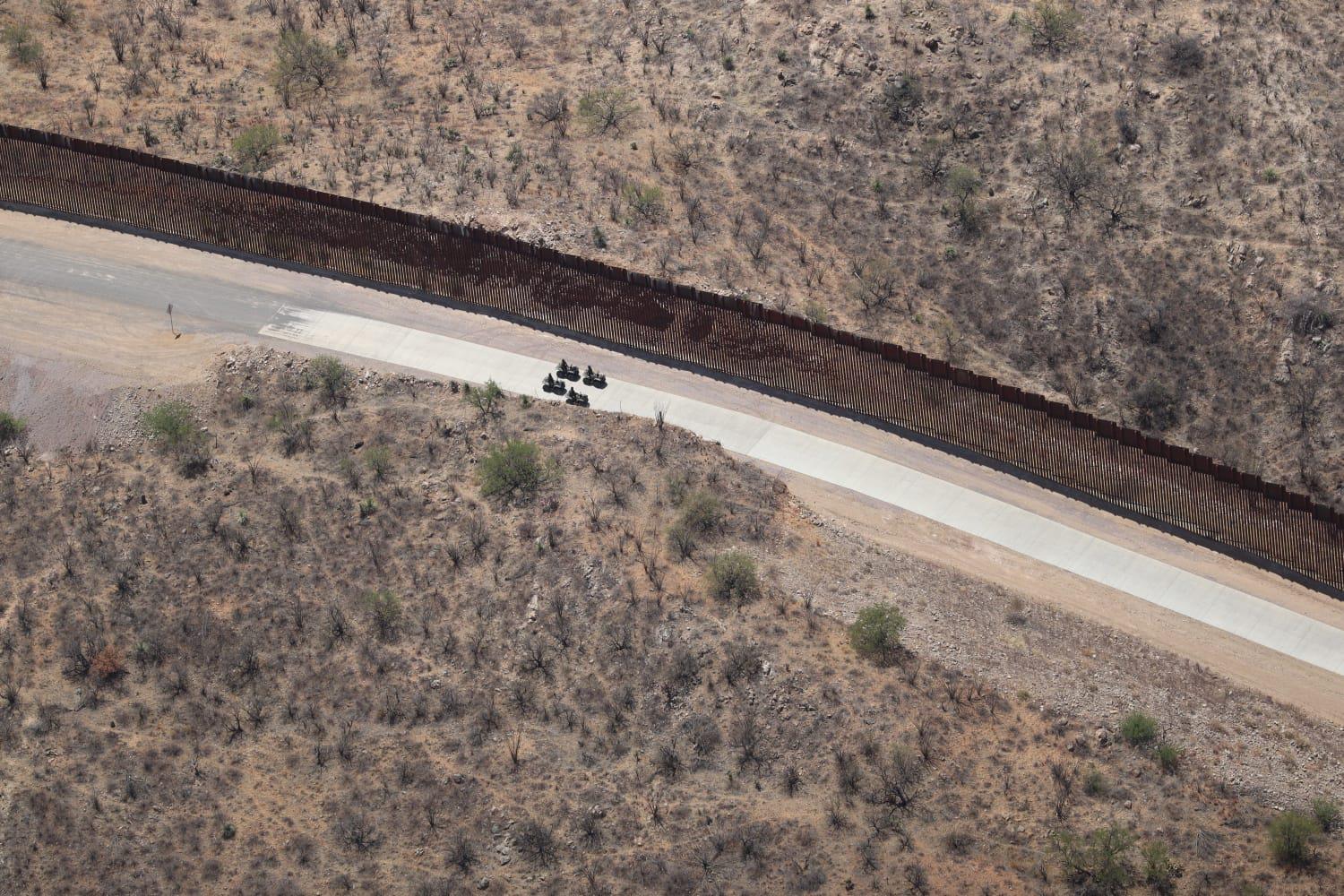 U.S. Soldiers and border patrol agents conduct joint aerial patrols. Courtesy Photo from U.S. Army.